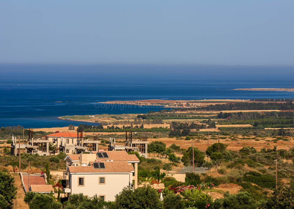 View from Secret Valley towards Paphos, Cyprus