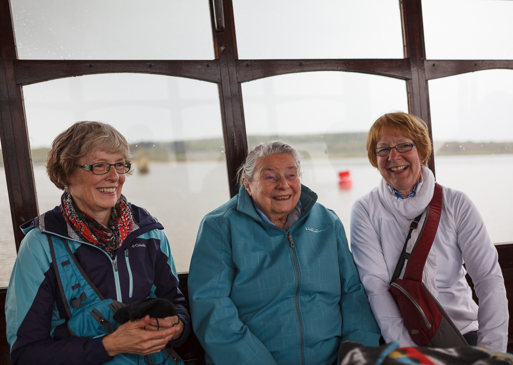 Boat trip from Mudeford Spit to Christchurch Priory