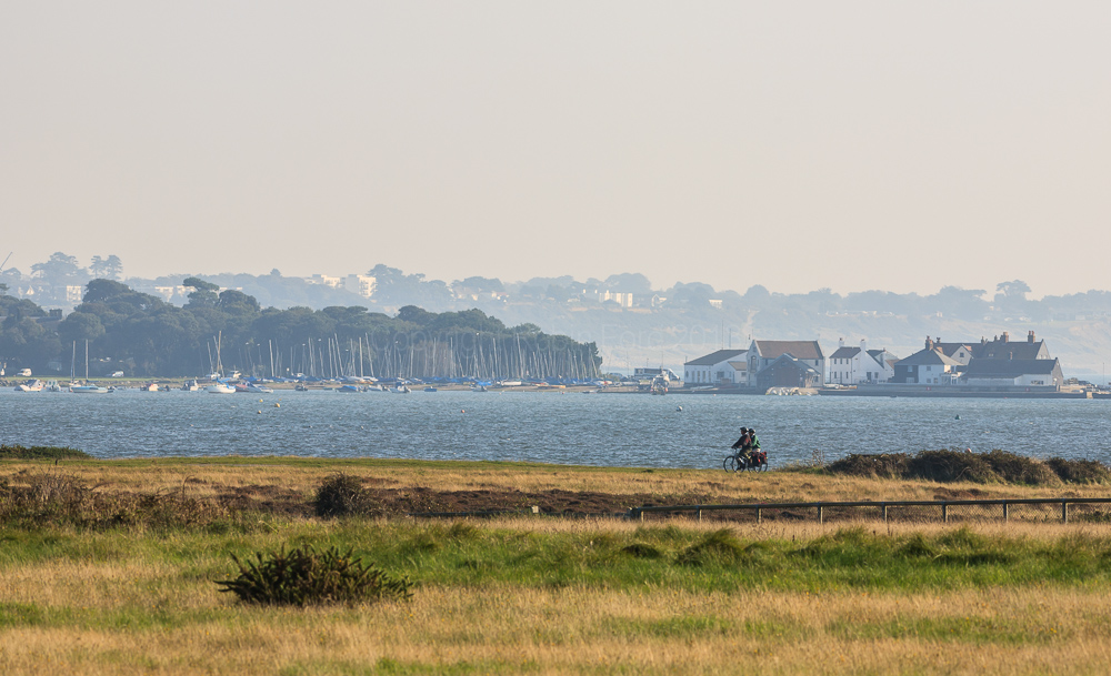 Returning from Hengistbury Head
