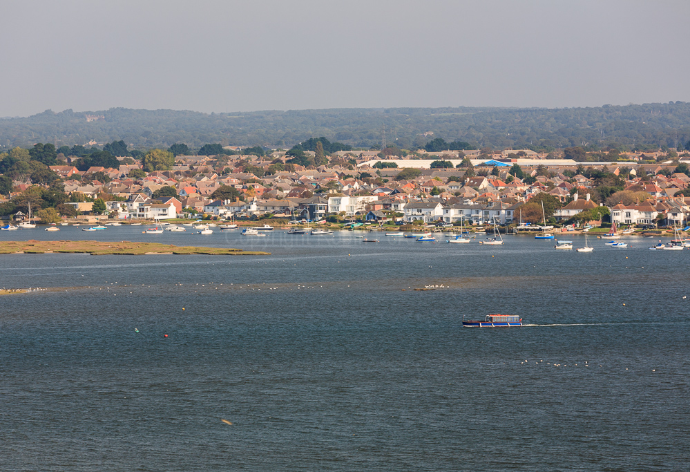 Passenger ferry from Mudeford Spit to Christchurch Priory