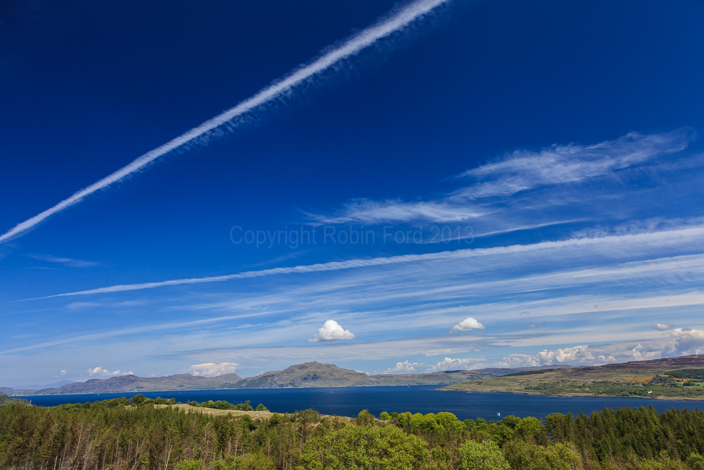 View of the mainland from Mull
