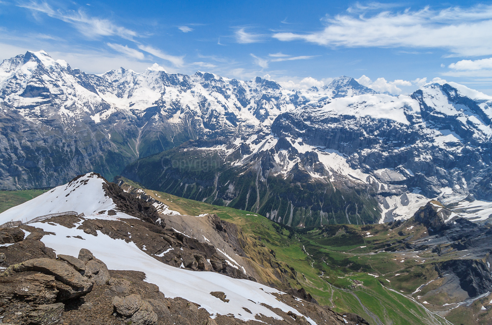 View from the Schilthorn