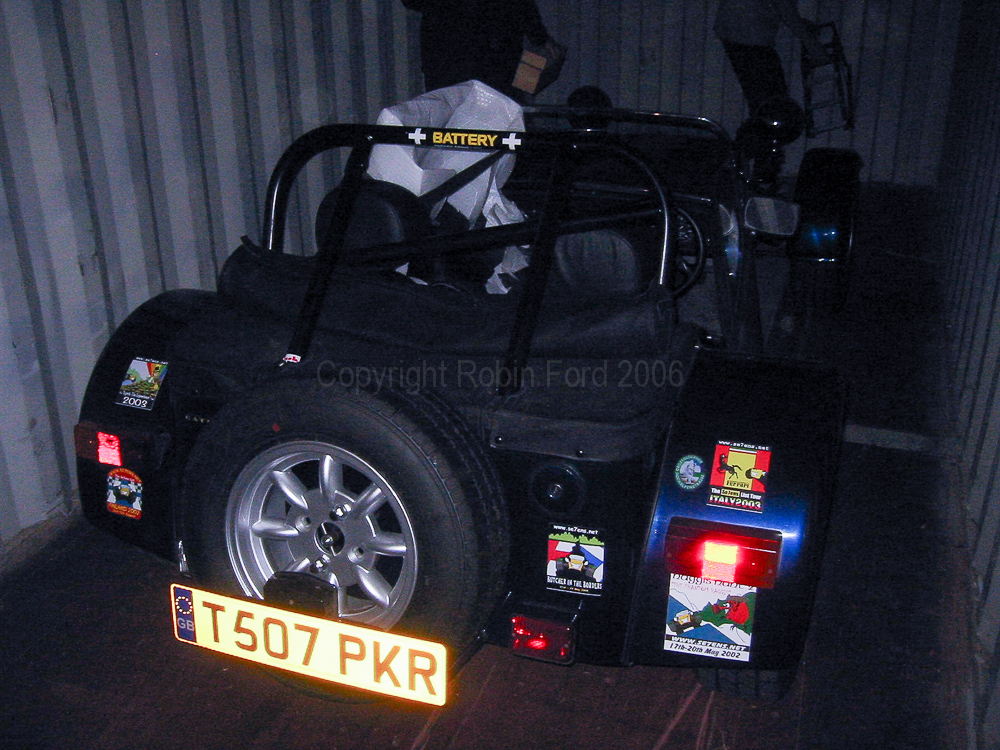 Loading the cars - 24/08/05