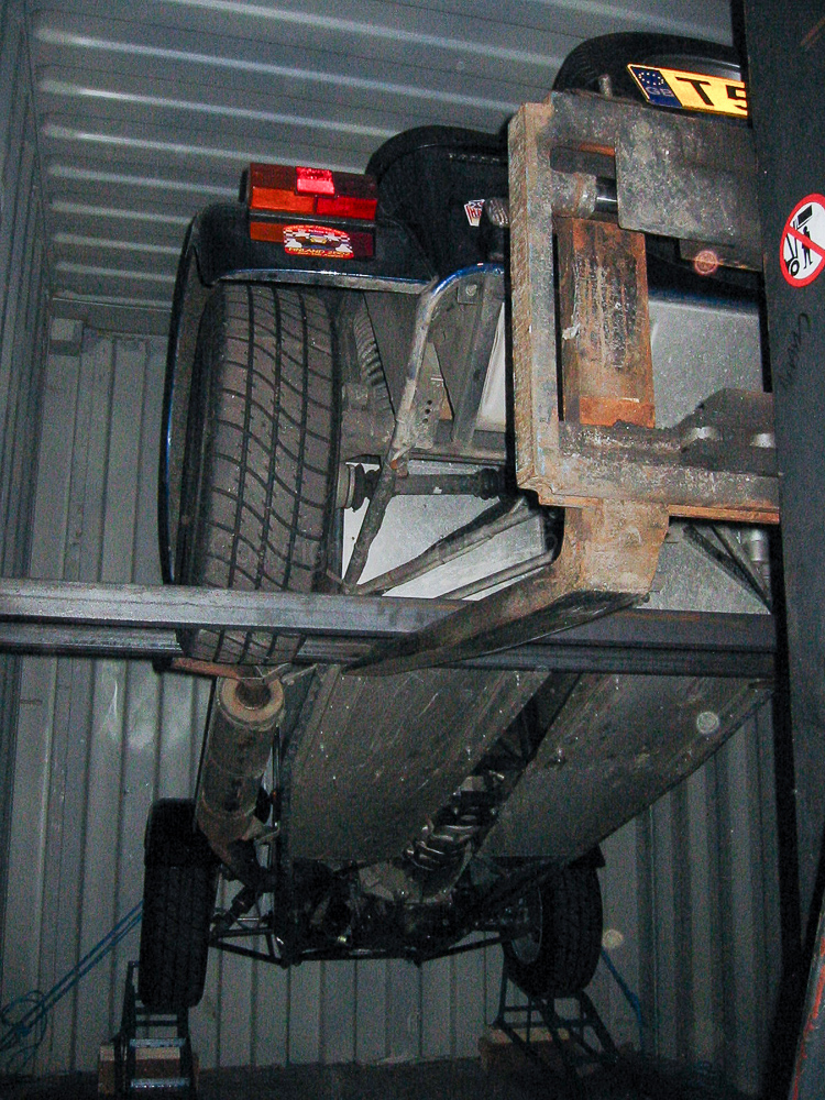 Loading the cars - 24/08/05